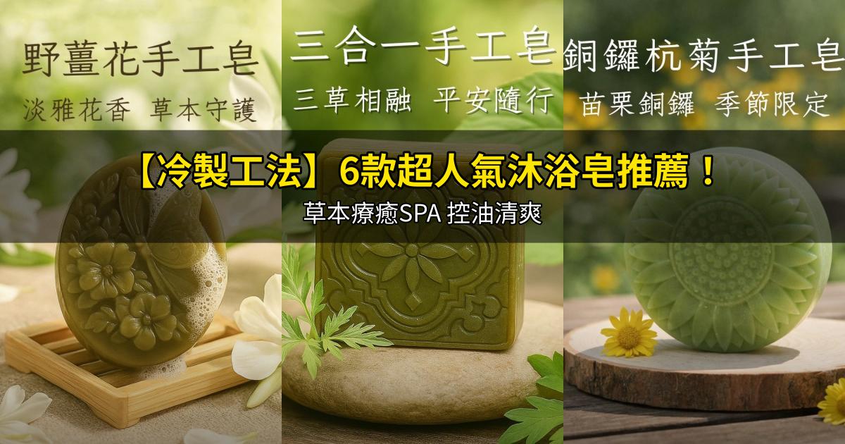 2026【冷製工法】6款超人氣沐浴皂推薦!草本療癒SPA 控油清爽|PTT/Dcard嚴選
