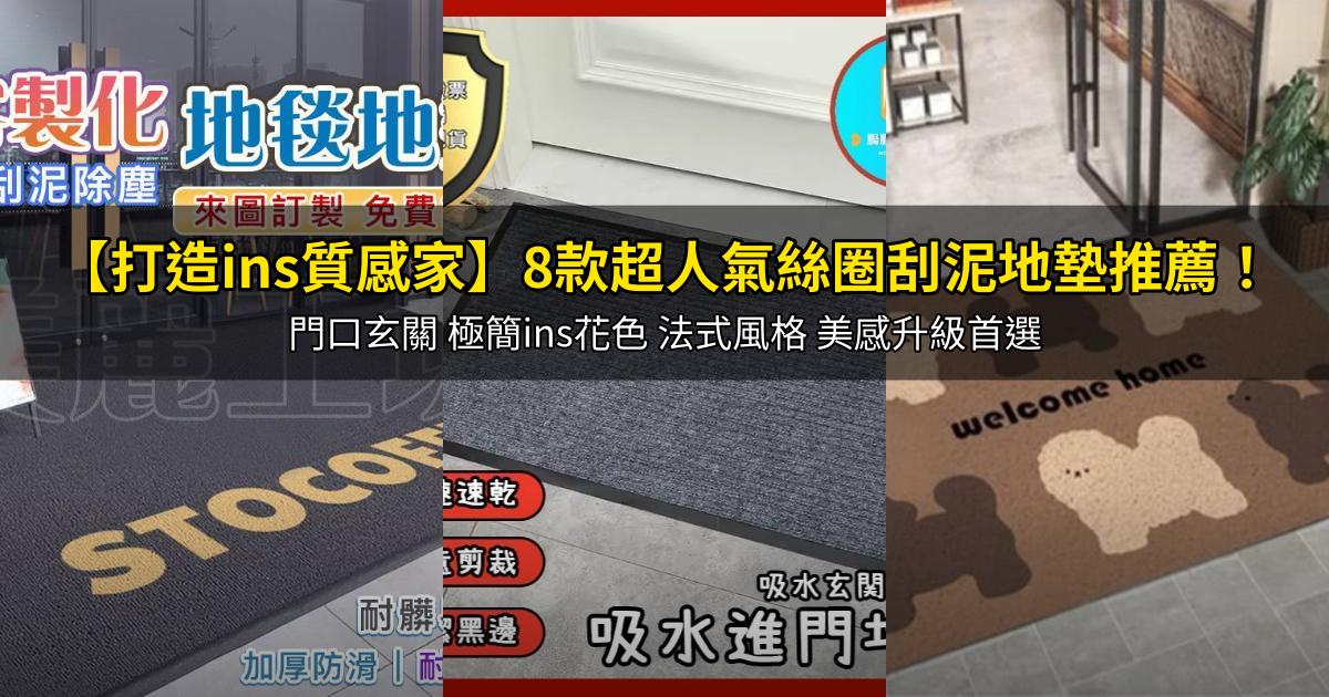 2026【打造ins質感家】8款超人氣絲圈刮泥地墊推薦!門口玄關 極簡ins花色 法式風格 美感升級首選|PTT/Dcard嚴選