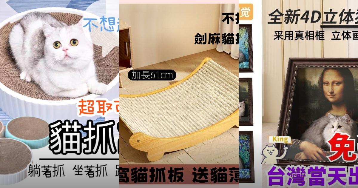 2025【居家必備】6款耐抓貓抓板與多功能貓窩推薦|舒適、安全、好清潔,貓咪抓抓好夥伴