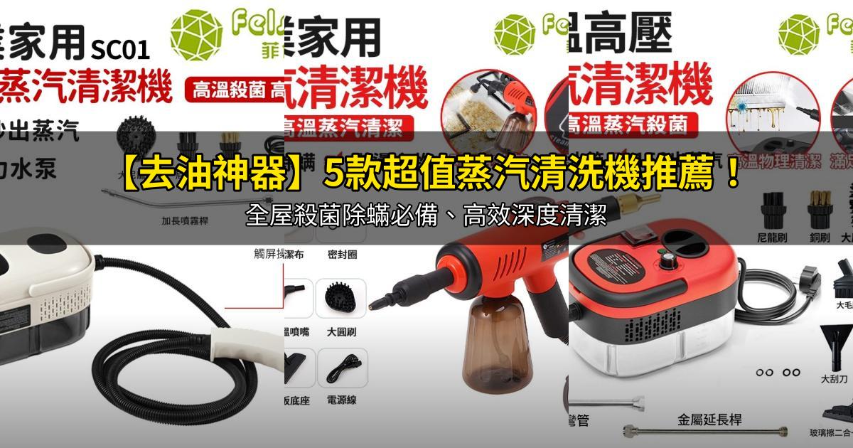 2026【去油神器】5款超值蒸汽清洗機推薦!全屋殺菌除蟎必備、高效深度清潔|PTT/Dcard嚴選