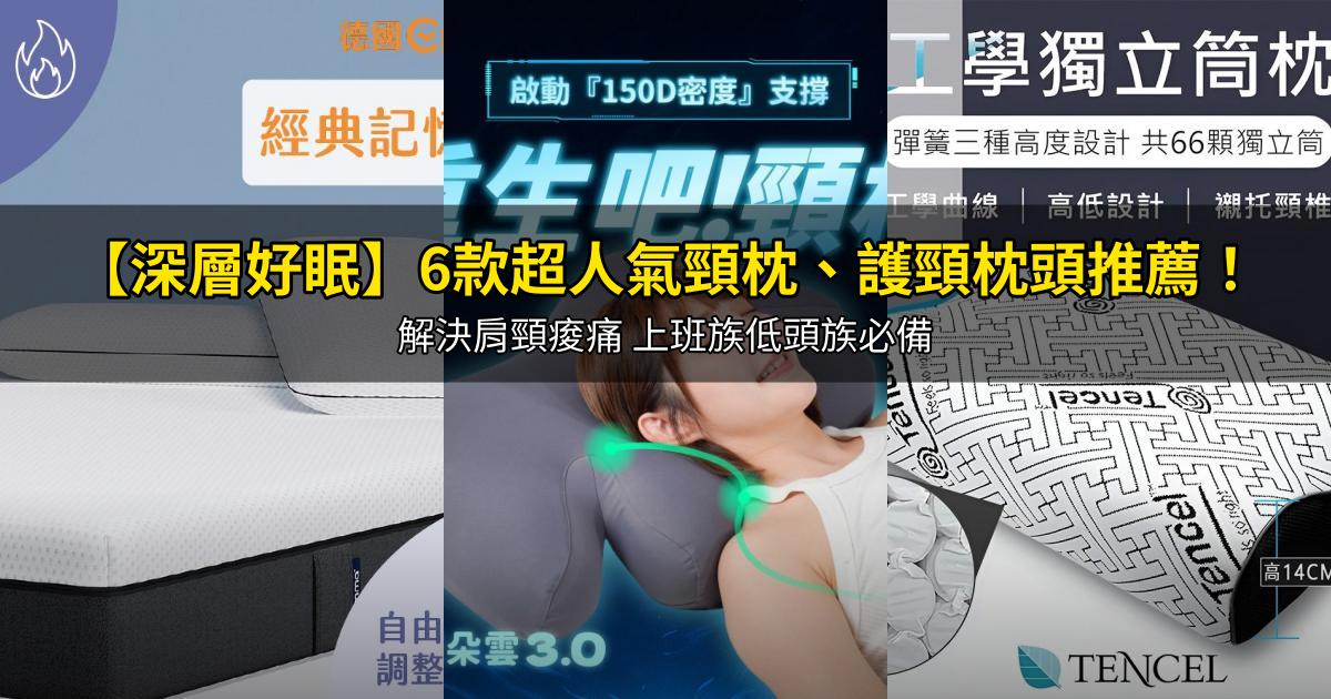 2026【深層好眠】6款超人氣頸枕、護頸枕頭推薦!解決肩頸痠痛 上班族低頭族必備|PTT/Dcard嚴選