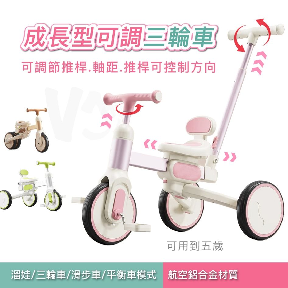 推桿可控三輪車