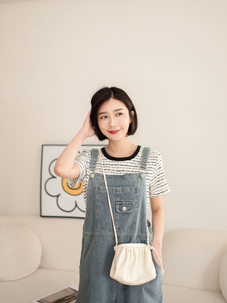 復古刷色牛仔裙2