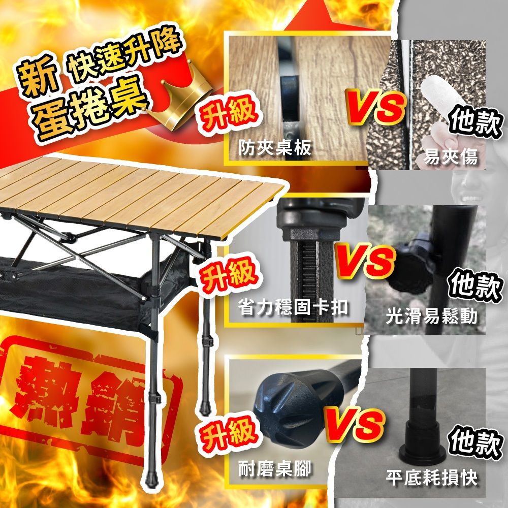 DAYOU蛋捲桌細節