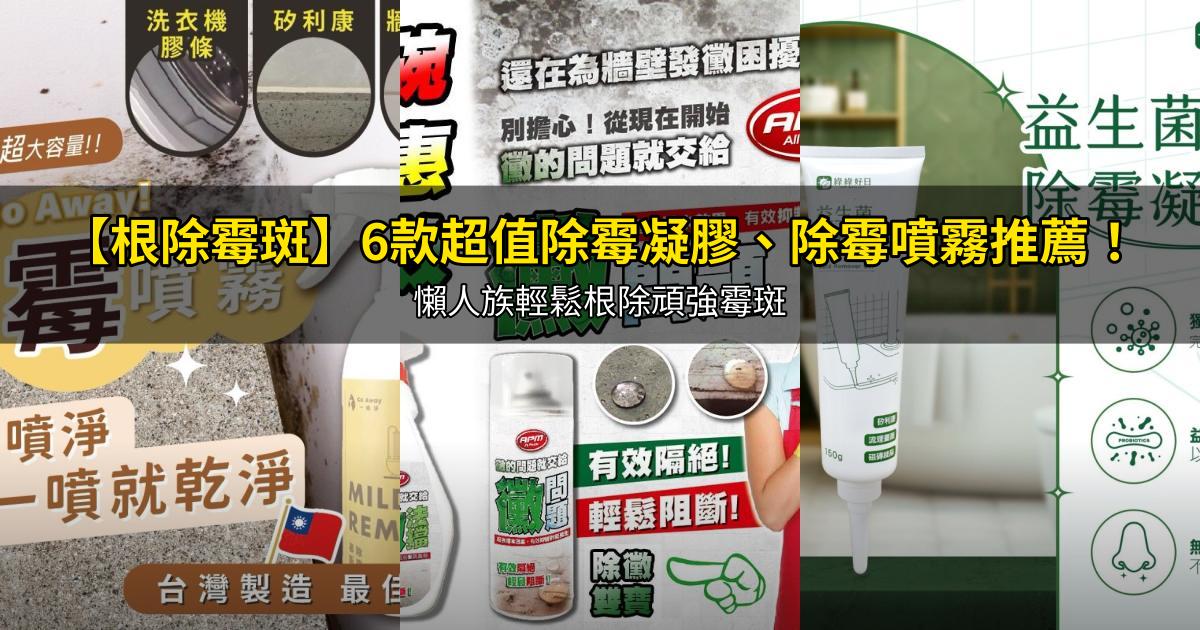2026【根除霉斑】6款超值除霉凝膠、除霉噴霧推薦!懶人族輕鬆根除頑強霉斑|PTT/Dcard嚴選