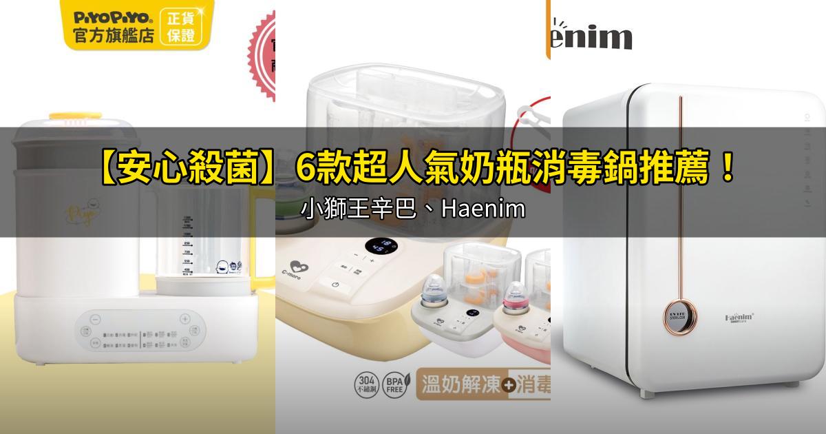 2026【安心殺菌】6款超人氣奶瓶消毒鍋推薦!小獅王辛巴、Haenim|PTT/Dcard嚴選