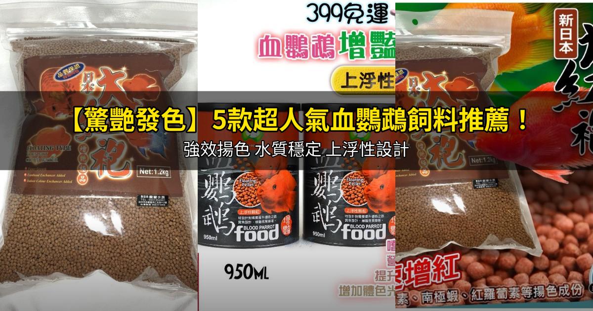 2026【驚艷發色】5款超人氣血鸚鵡飼料推薦!強效揚色 水質穩定 上浮性設計|PTT/Dcard嚴選