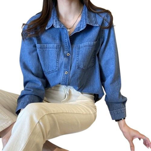 2025【自在穿搭】6款超人氣女生牛仔襯衫推薦！秋冬街頭、文青必備｜PTT/Dcard嚴選