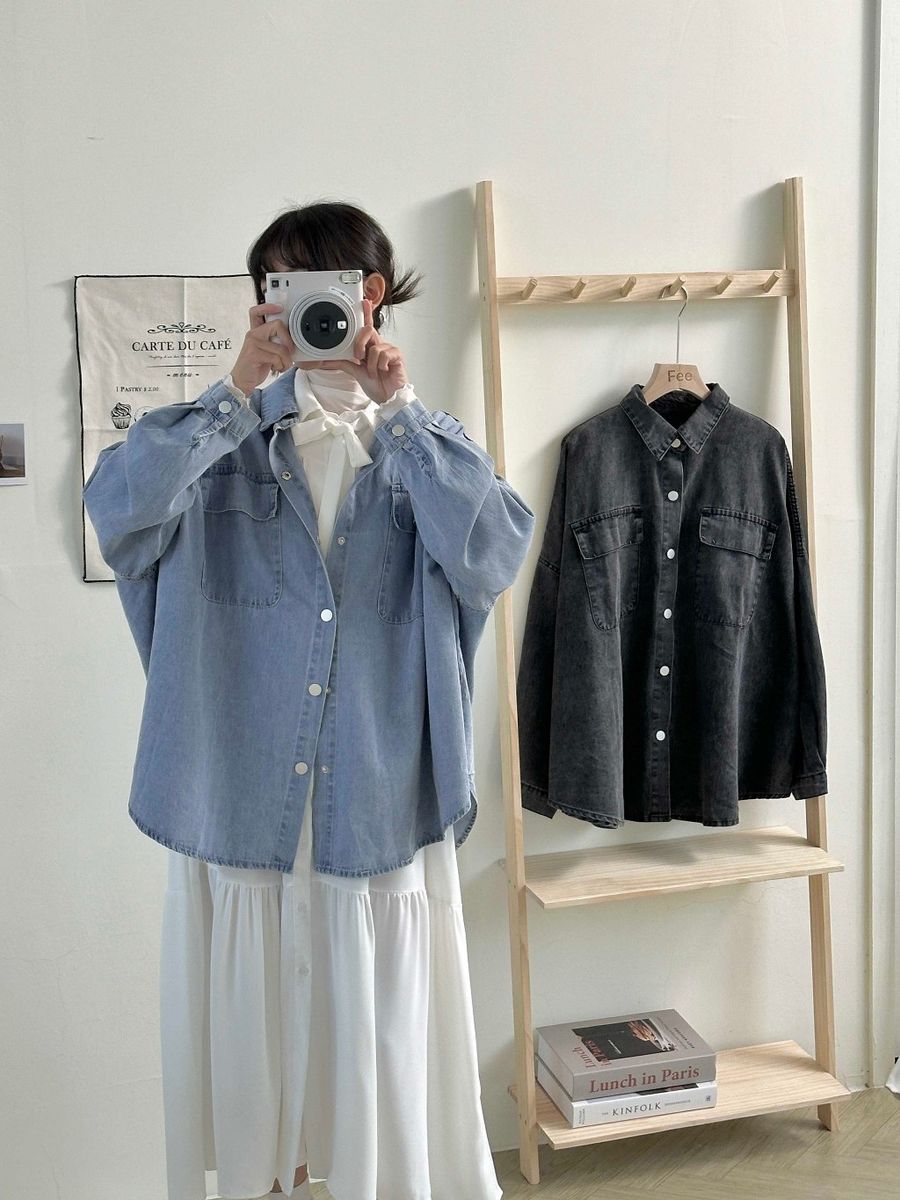 2025【自在穿搭】6款超人氣女生牛仔襯衫推薦！秋冬街頭、文青必備｜PTT/Dcard嚴選