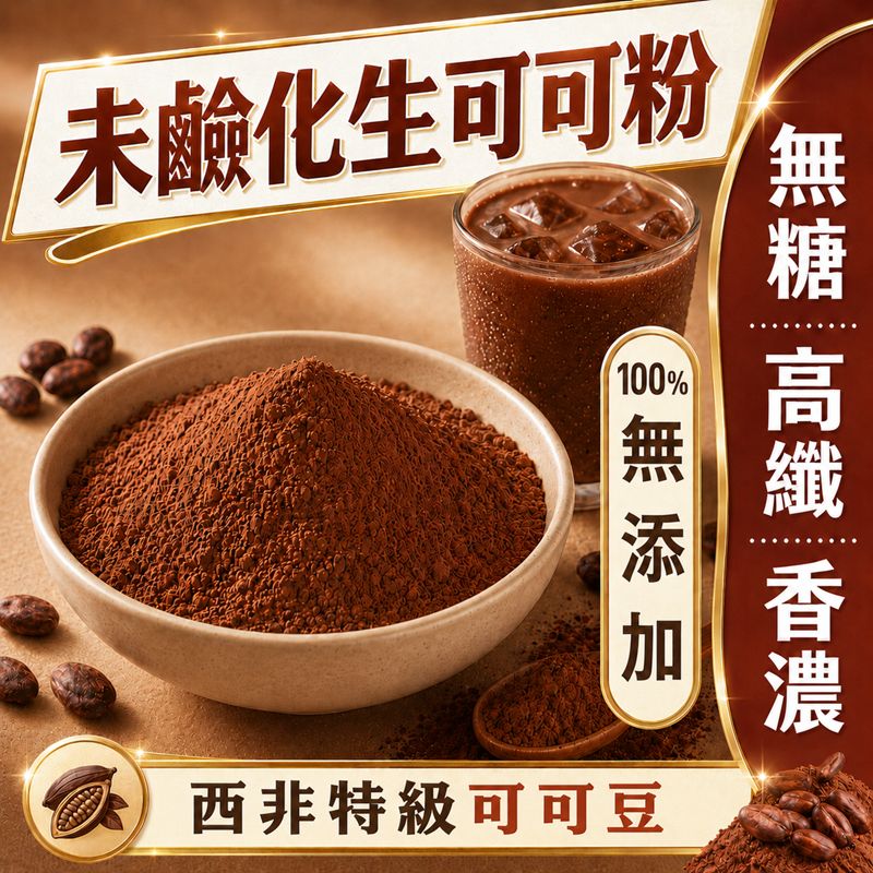 日初良食 未鹼化生可可粉