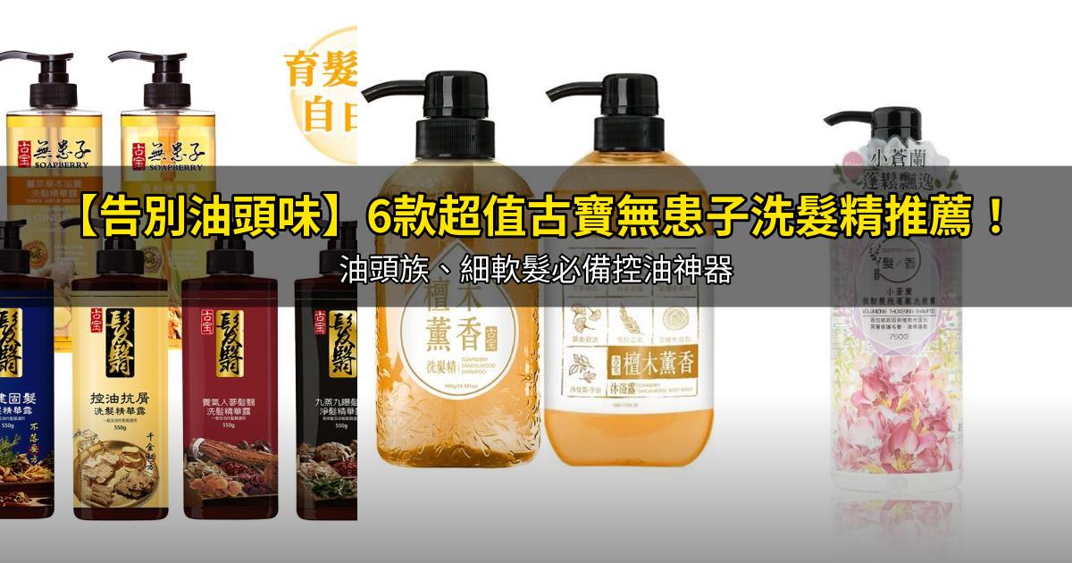 2026【告別油頭味】6款超值古寶無患子洗髮精推薦！油頭族、細軟髮必備控油神器｜PTT/Dcard嚴選