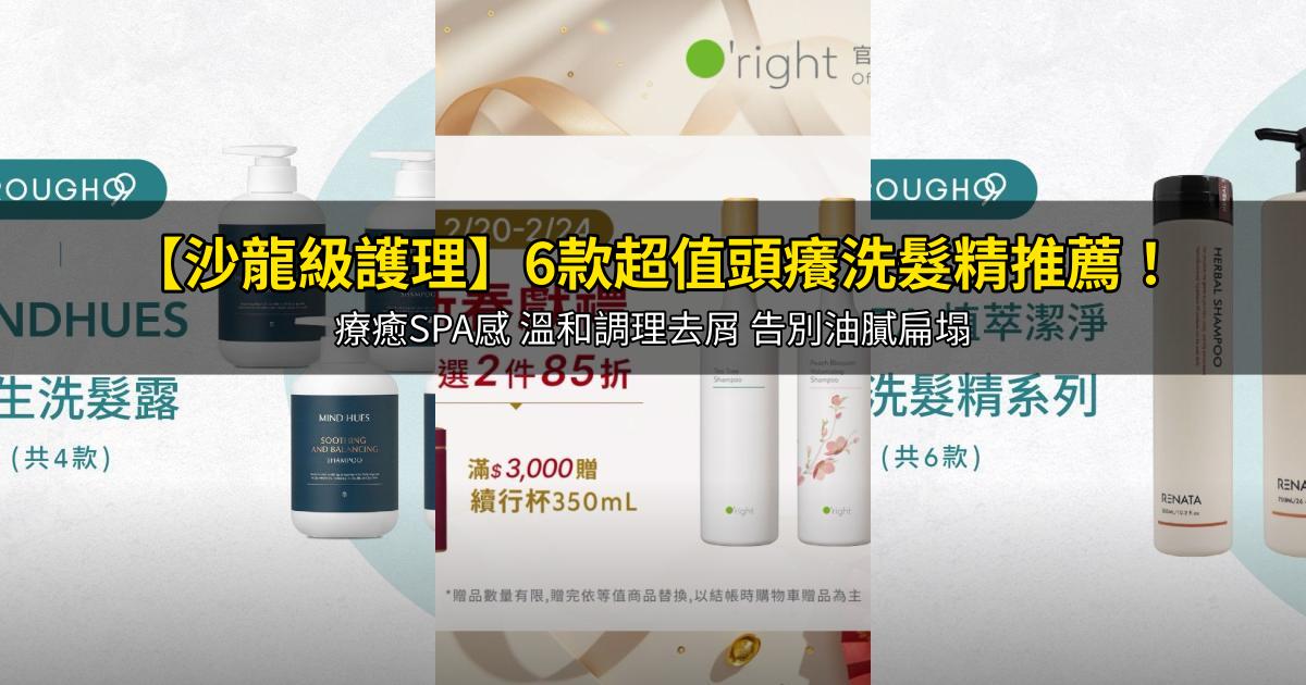 2026【沙龍級護理】6款超值頭癢洗髮精推薦!療癒SPA感 溫和調理去屑 告別油膩扁塌|PTT/Dcard嚴選