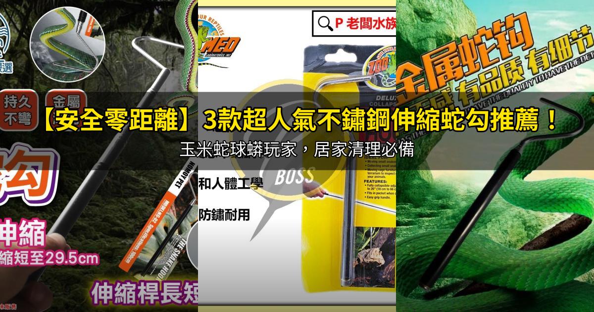 2026【安全零距離】3款超人氣不鏽鋼伸縮蛇勾推薦!玉米蛇球蟒玩家,居家清理必備|PTT/Dcard嚴選