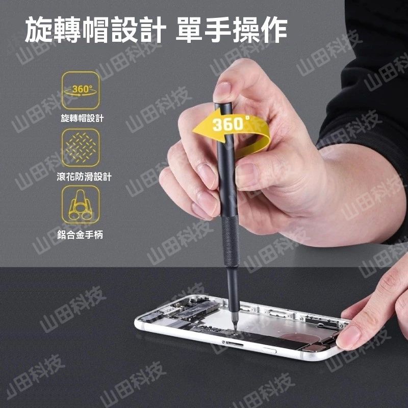 三檔扭力調節與LED環繞照明