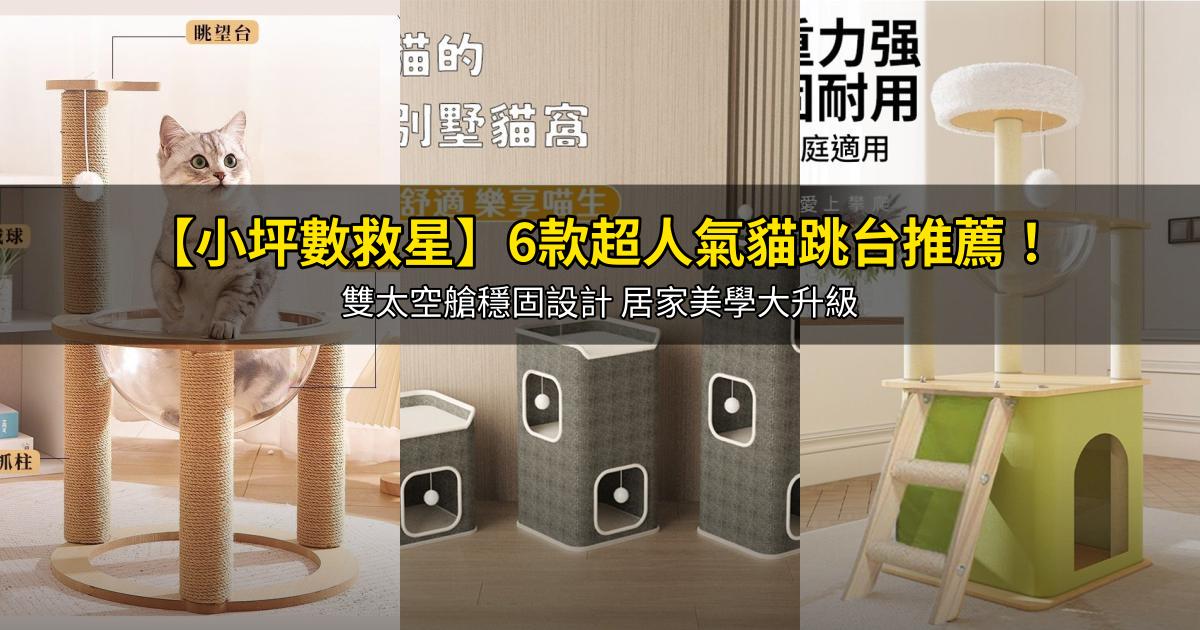2026【小坪數救星】6款超人氣貓跳台推薦!雙太空艙穩固設計 居家美學大升級|PTT/Dcard嚴選