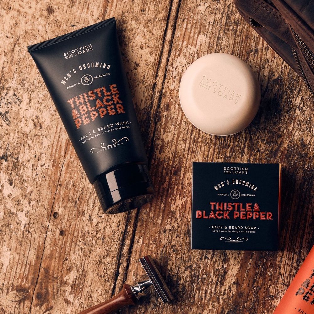 男生洗面乳推薦 英國 Scottish Fine Soaps 紳士 3