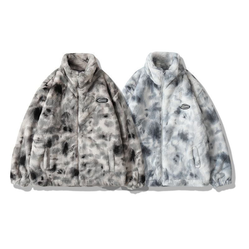 潑墨雪雕絨外套2