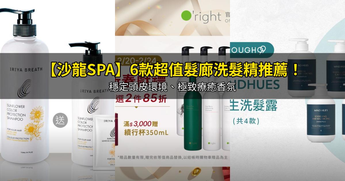 2026【沙龍SPA】6款超值髮廊洗髮精推薦!穩定頭皮環境、極致療癒香氛|PTT/Dcard嚴選