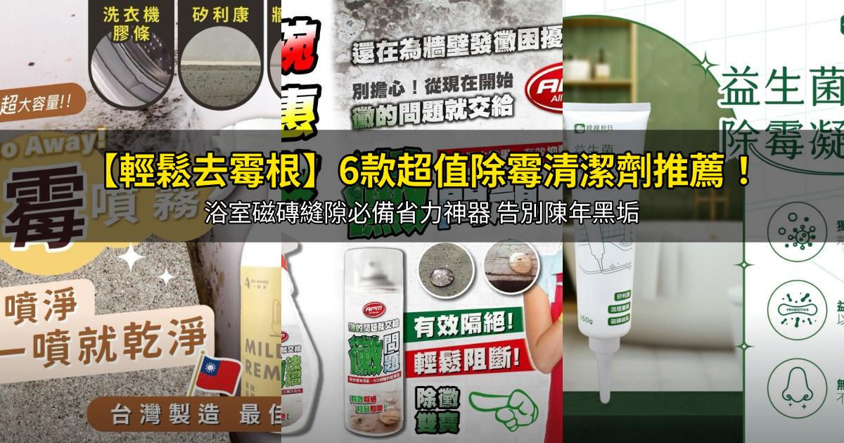 2026【輕鬆去霉根】6款超值除霉清潔劑推薦!浴室磁磚縫隙必備省力神器 告別陳年黑垢|PTT/Dcard嚴選