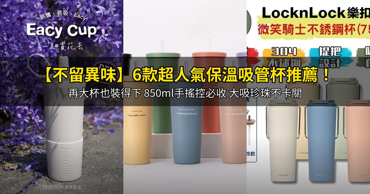 2026【不留異味】6款超人氣保溫吸管杯推薦!再大杯也裝得下 850ml手搖控必收 大吸珍珠不卡關|PTT/Dcard嚴選