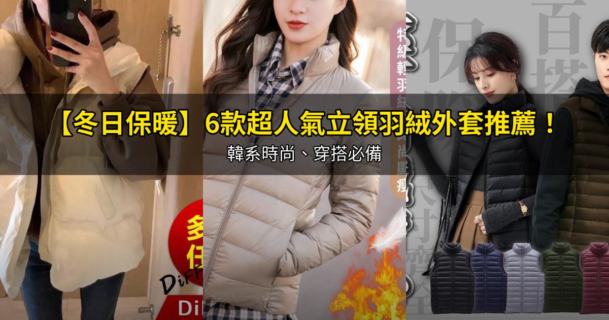 2026【冬日保暖】6款超人氣立領羽絨外套推薦!韓系時尚、穿搭必備|PTT/Dcard嚴選