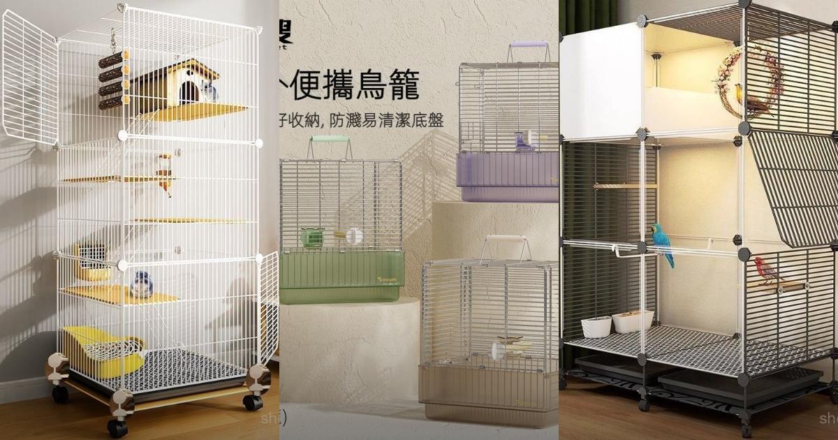2025【鳥寶飼養】8款鸚鵡鳥籠推薦｜大容量 輕便舒適安全PTT/Dcard首選！