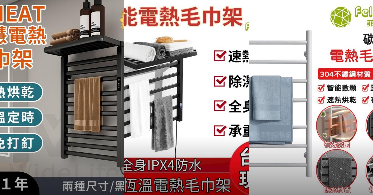 2025【抗菌除蟎】6款省電電熱毛巾架推薦|快速安裝免打孔 浴室乾爽冬天首選PTT/Dcard評比