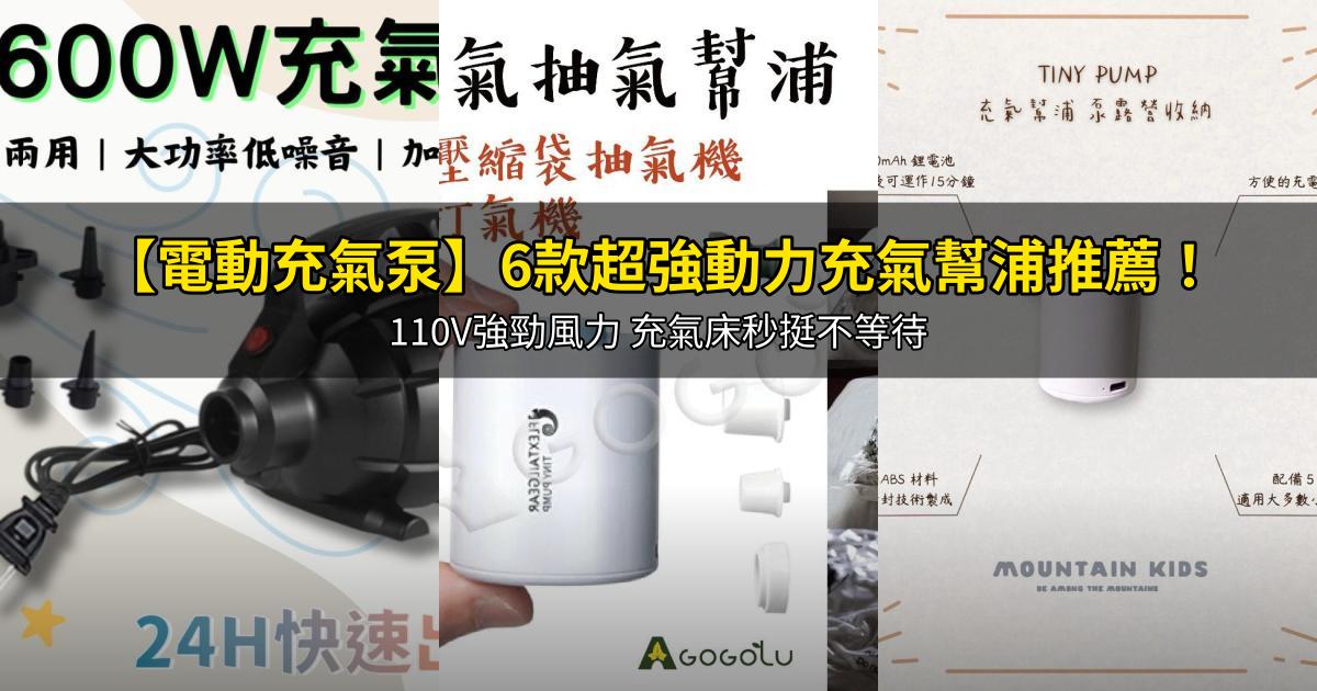 2026【電動充氣泵】6款超強動力充氣幫浦推薦!110V強勁風力 充氣床秒挺不等待|PTT/Dcard嚴選