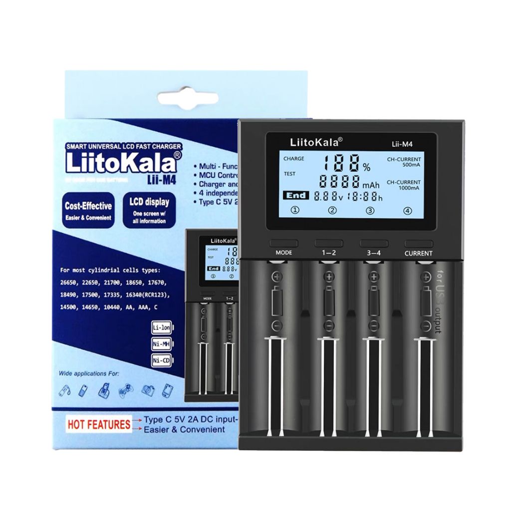 LiitoKala lii-M4 充電器 1
