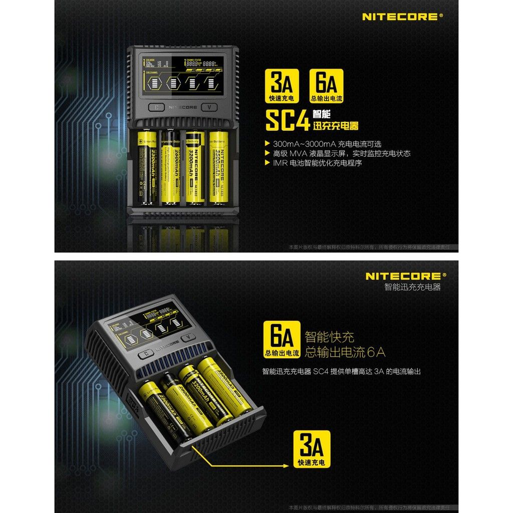 NITECORE SC4 充電器 3