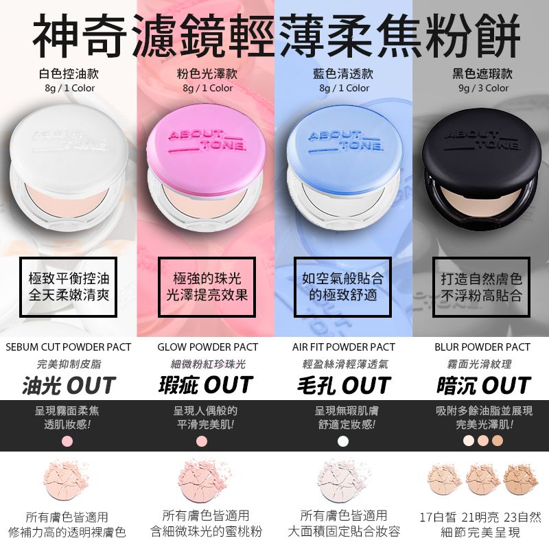 ABOUT_TONE 蜜粉餅