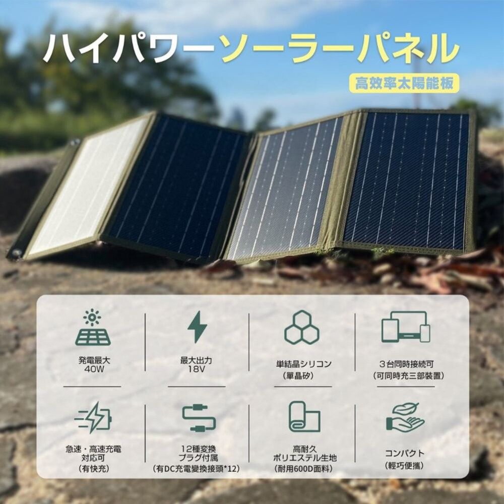 日本emirai EMRS40 40W太陽能板3