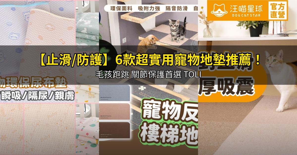 2026【止滑/防護】6款超實用寵物地墊推薦!毛孩跑跳 關節保護首選 TOLI|PTT/Dcard嚴選