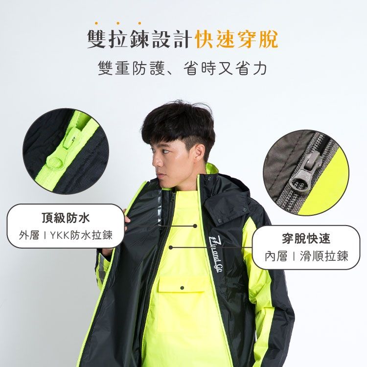 OMBRA Zip雨衣3