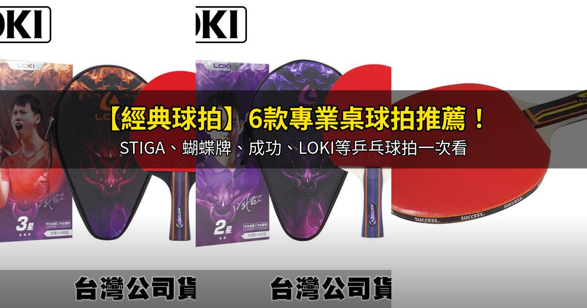 2026【經典球拍】6款專業桌球拍推薦！STIGA、蝴蝶牌、成功、LOKI等乒乓球拍一次看｜PTT/Dcard嚴選