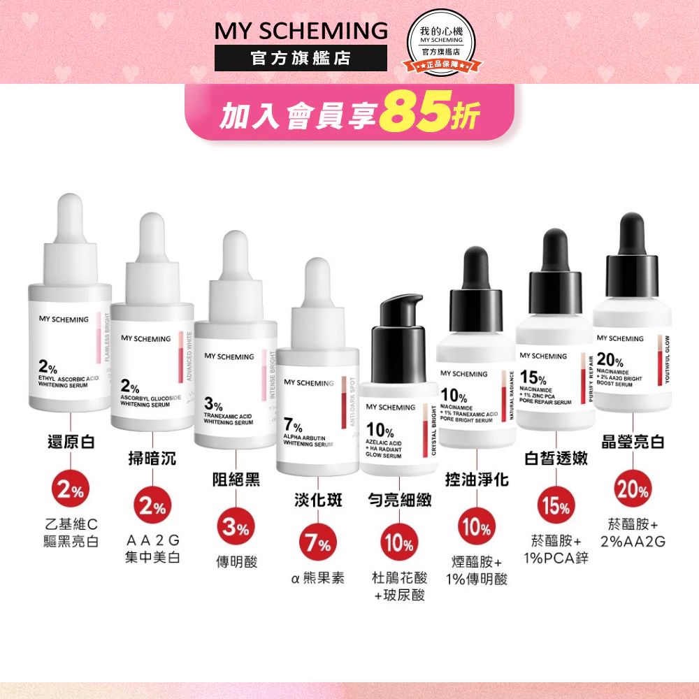 我的心機 高濃萃小白瓶