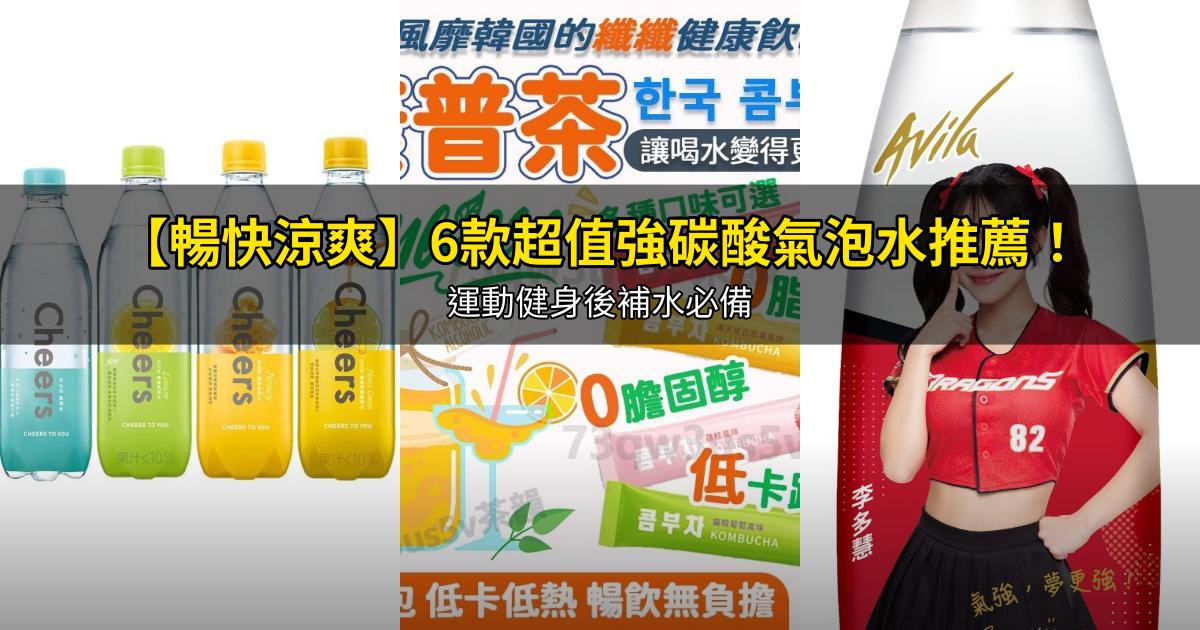 2026【暢快涼爽】6款超值強碳酸氣泡水推薦!運動健身後補水必備|PTT/Dcard嚴選